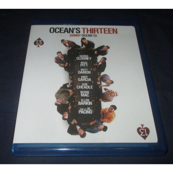 Oceans Thirteen (Blu-Ray Disc, 2007) George Clooney, Brad Pitt, Matt Damon - Picture 1 of 3